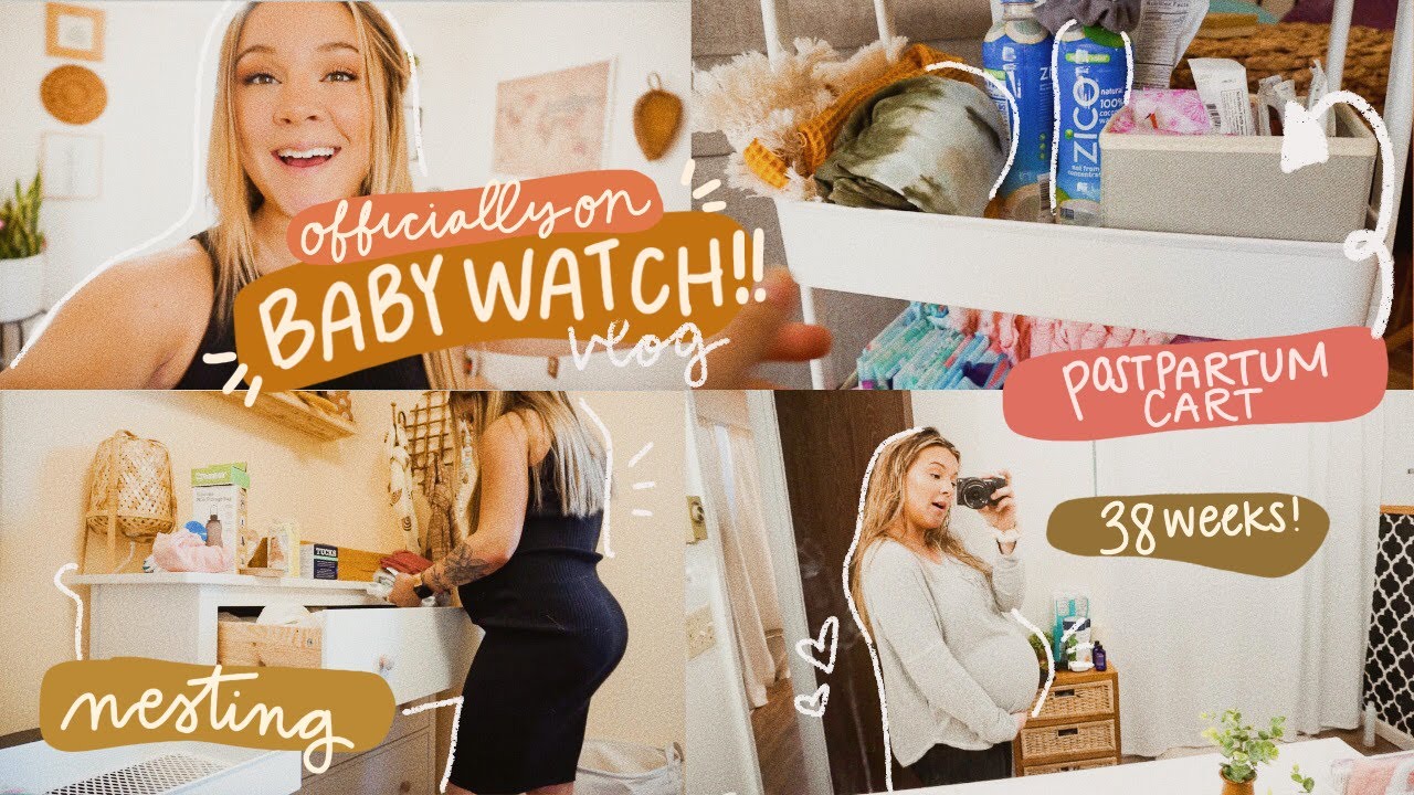 DAY IN MY LIFE ON BABY WATCH💙🤰🏽...chatty nesting vlog #38weekspregnant