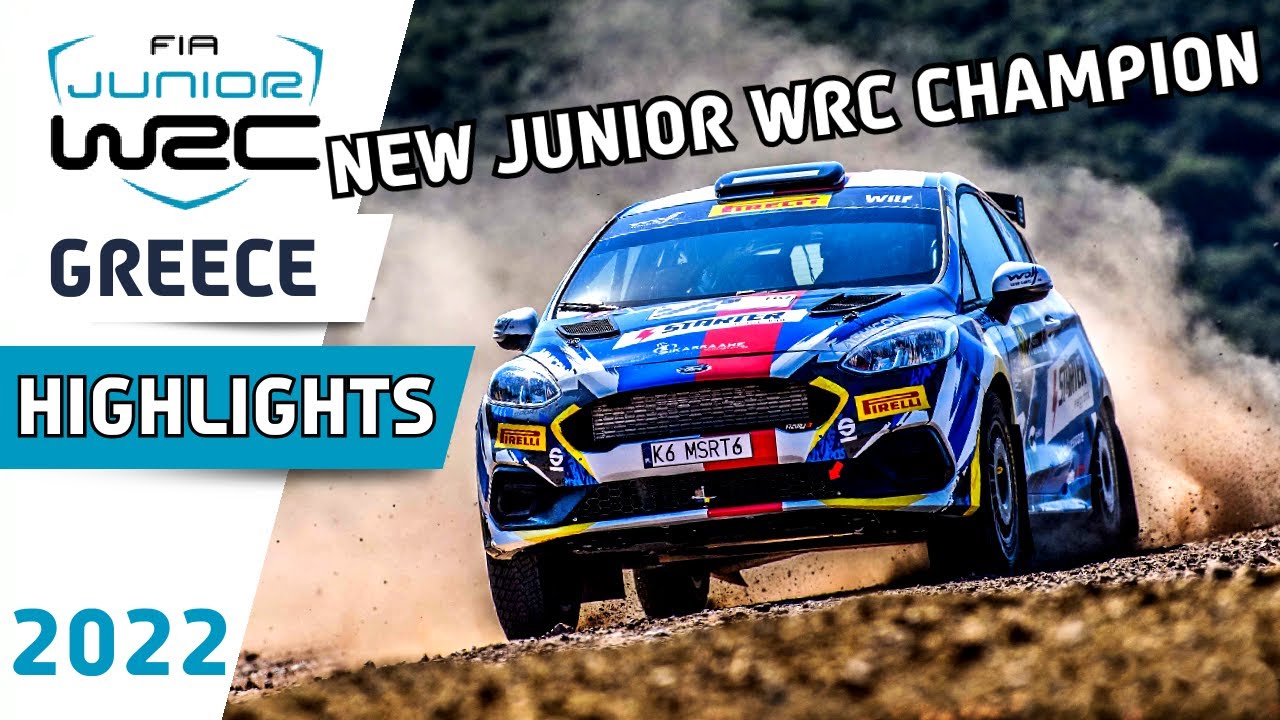 Junior WRC Highlights : Sunday | WRC EKO Acropolis Rally Greece 2022