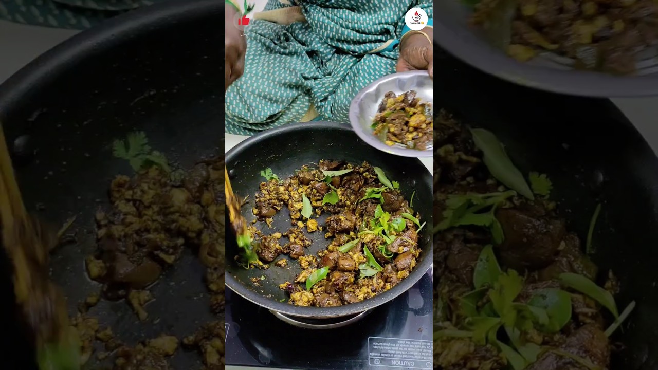 Chicken Eeral Fry Chicken Liver Fry #short #shorts #viral #asmr #trending