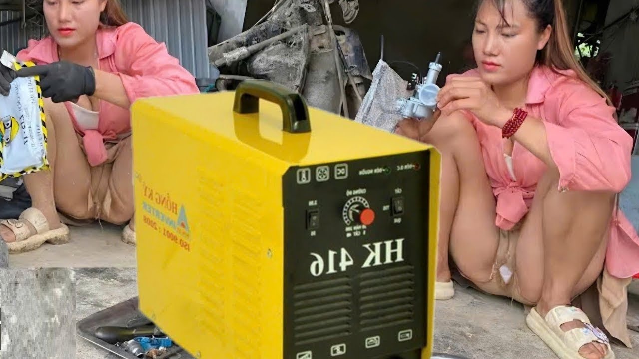 Amazing Talented 18-Year-Old Genius Girl Brings a Scrap Yard Water Purifier Back to Life