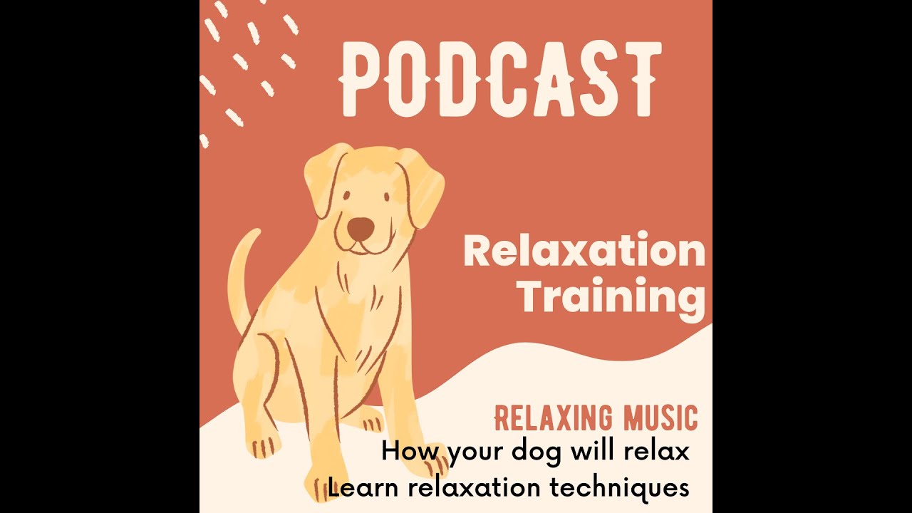 Stressed Dog relaxation Podcast 40min - how to handle stress and clam your dog, trained relaxation