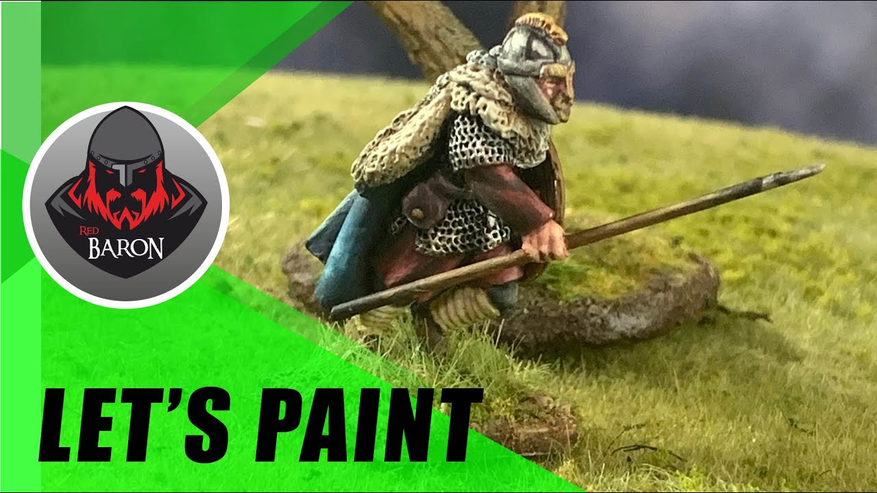 Painting an Arthurian Figure From Footsore Miniatures