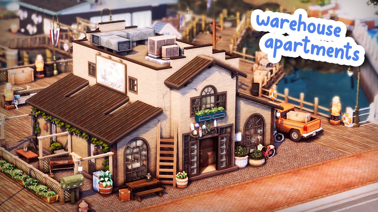 Квартиры в складских помещениях ⚓️ || The Sims 4 Быстрая постройка