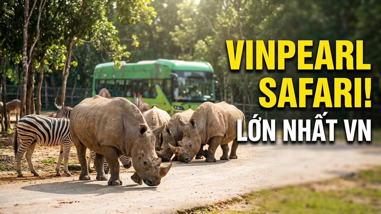 Du lịch Phú Quốc #16:  Review Vườn thú Safari Phú Quốc lớn nhất Việt Nam! Vinpearl Safari Phu Quoc