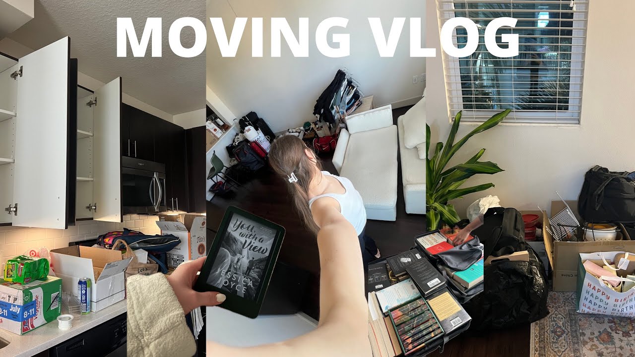Moving Vlog pt. 1 📦 🏠  Packing My Apartment + How I Feel About Moving