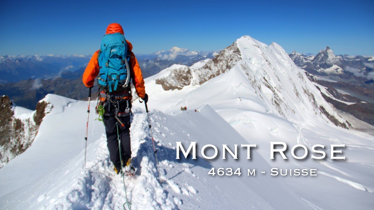 Alpinisme : MONT ROSE (4634 m) - Suisse 🇨🇭