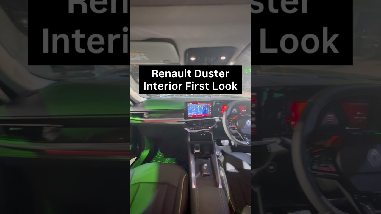 #Renault #Duster Interior First Look