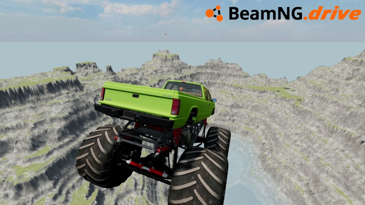 MONSTER TRUCK TAKES ON THE HIGHEST LEAP OF DEATH | BEAMNG DRIVE