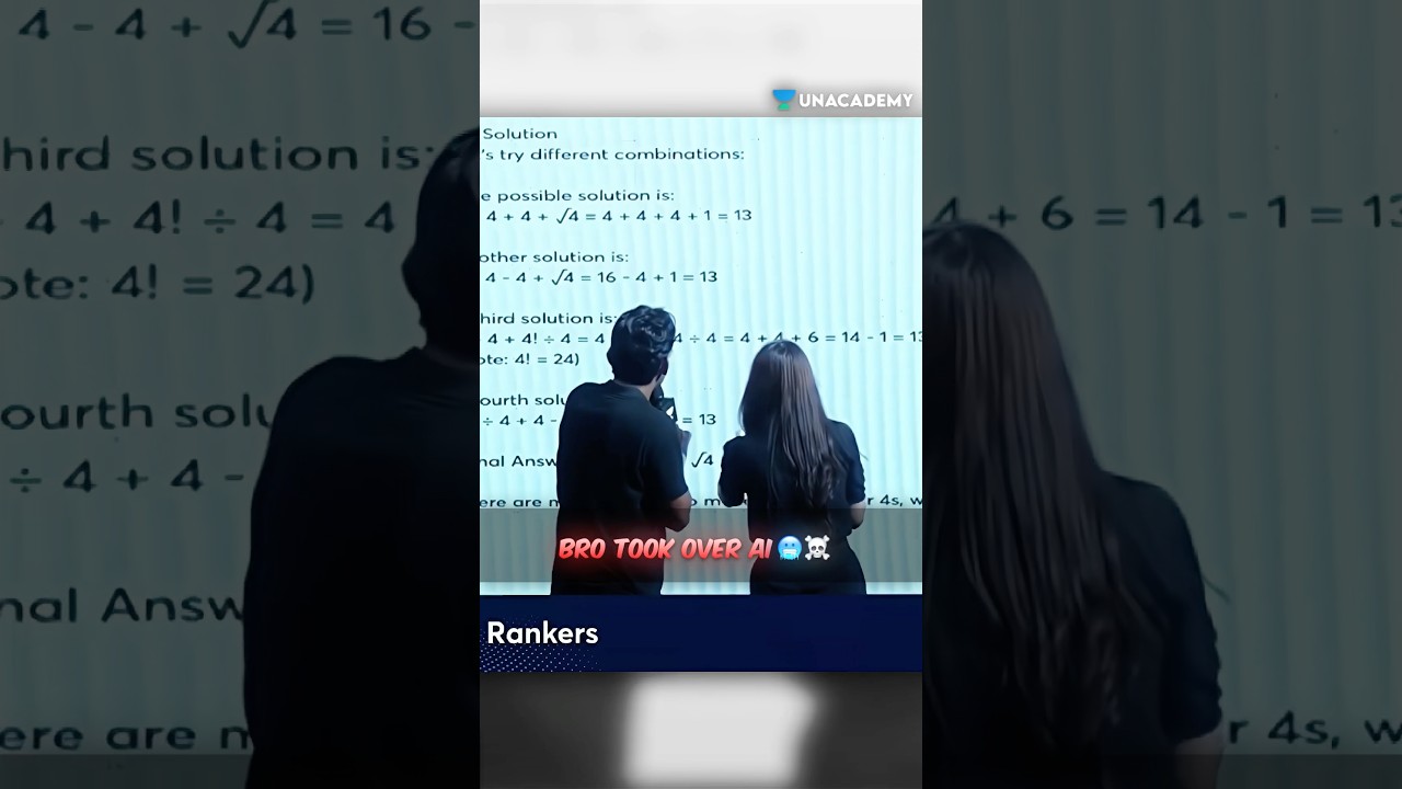 IIT Bombay Student Beats AI 💀
