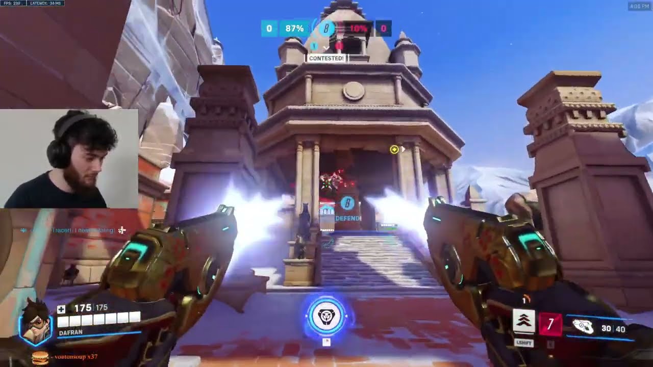 DAFRAN INSANE TRACER OVERWATCH 2 SEASON 9 GAMEPLAY