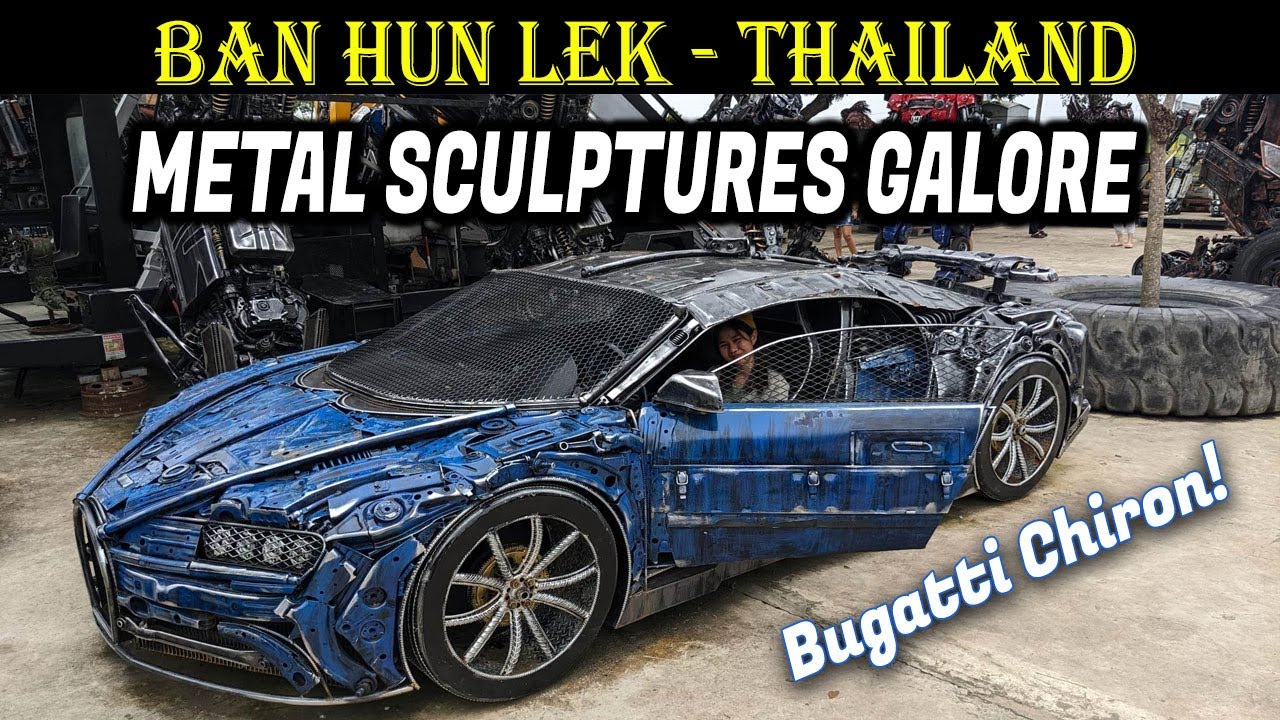 Ban Hun Lek Thailand - Metal Sculptures Galore!