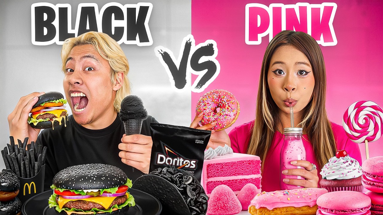 Brother Vs Sister Surviving in One Color For A Day!