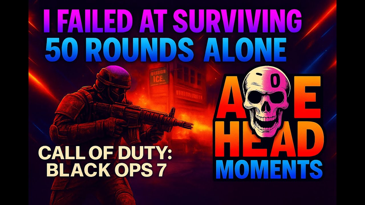 I FAILED Surviving 50 ROUNDS ALONE 🤦‍♂️🔥 | Black Ops 7 Zombies