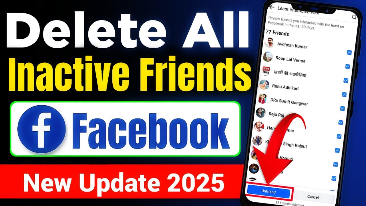 How to Easily Unfriend Inactive Friends on Facebook | 2025 | All Remove In One Click. Part 3