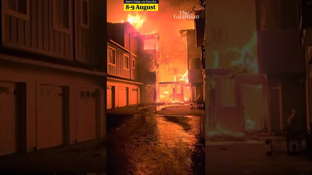 Houses in Hawaii&rsquo;s Lahaina burnt to the ground