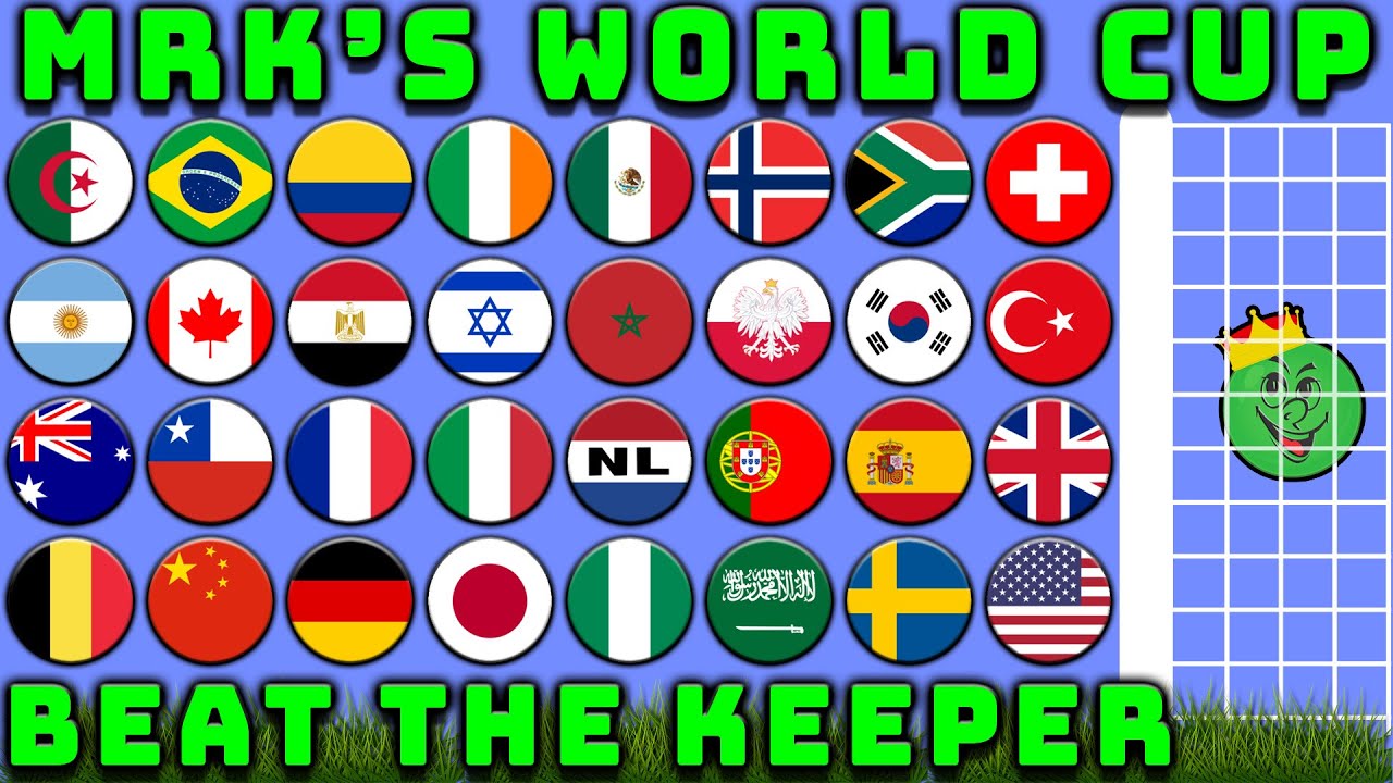 Beat the Keeper MRK's World Cup Marble Race Tournament 10 / Marble Race King