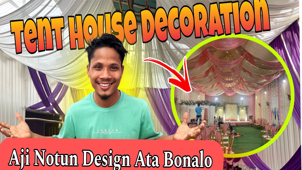 New Design Bonalo Aji🔥Tent House Decoration Vlog ❤️#assamesevlogs #harishaxom #newvlogs 