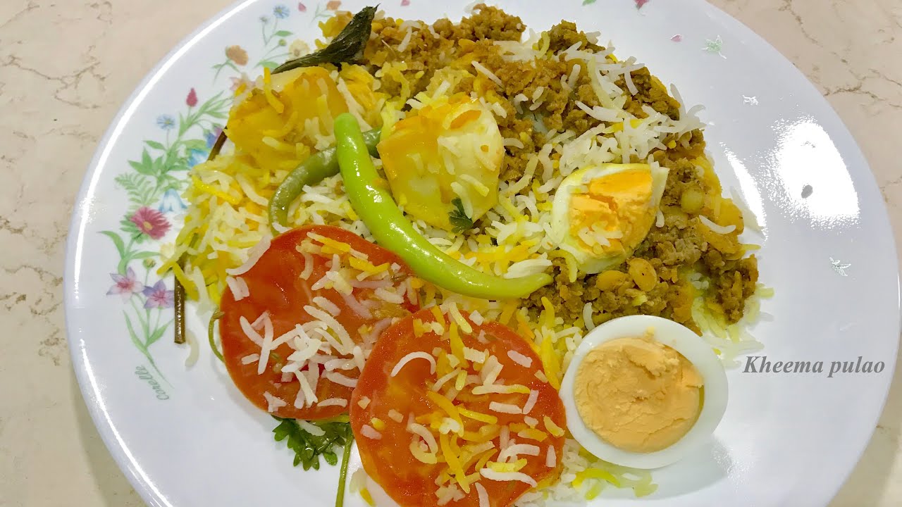 Kheema pulao ( kheema biryani) by apna desi khana