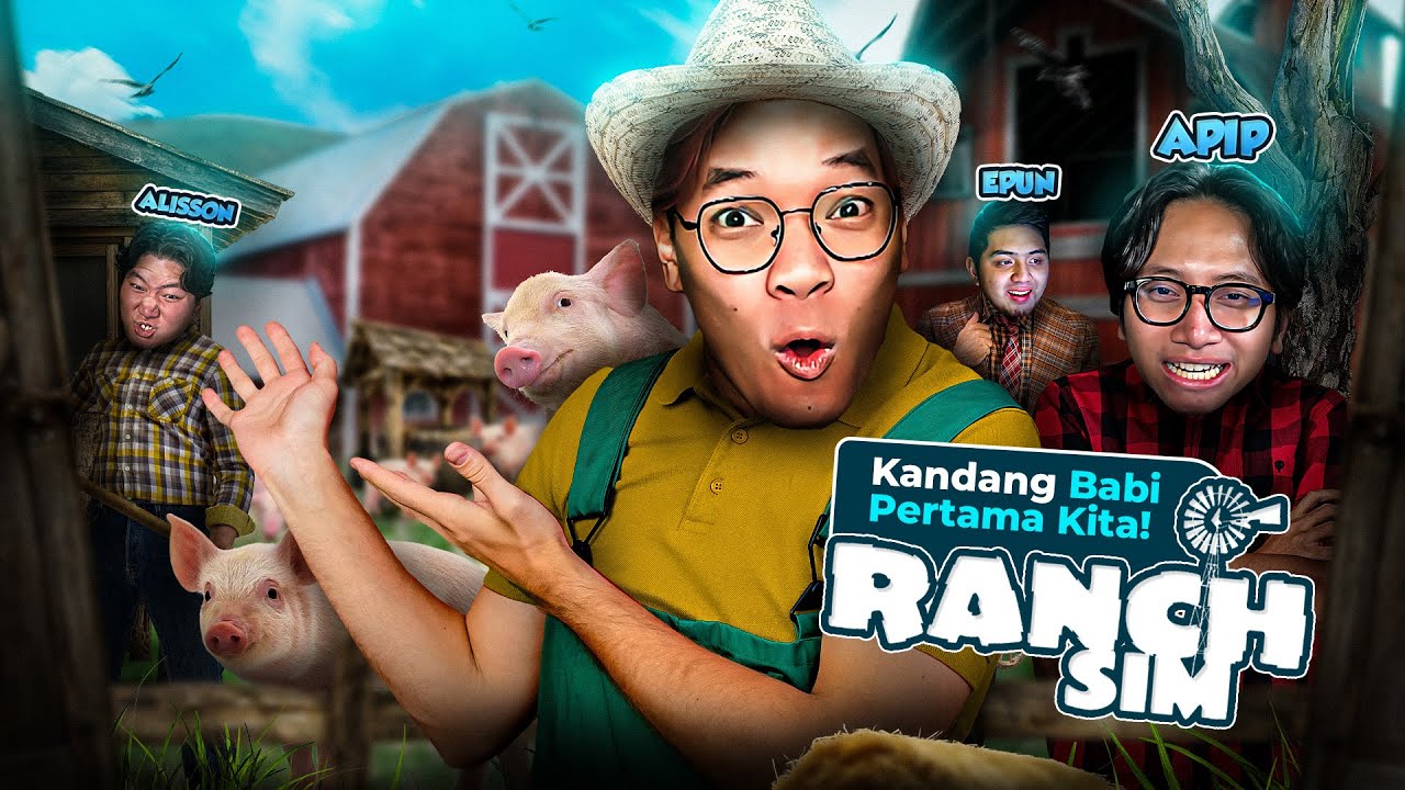 BIKIN KANDANG BABI - Ranch Simulator Indonesia Part 3