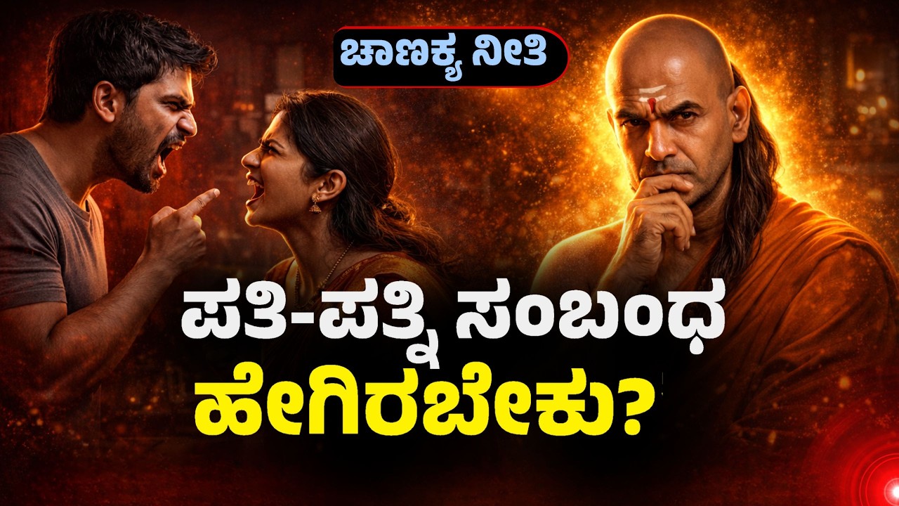 ದಾಂಪತ್ಯದಲ್ಲಿ ಈ 1 ತಪ್ಪು ಮಾಡಿದರೆ ಸಂಸಾರ ನಾಶ 🔥| ಚಾಣಕ್ಯ ಹೇಳಿದ ರಹಸ್ಯಗಳಿವು! | Chanakya Niti for Marriage