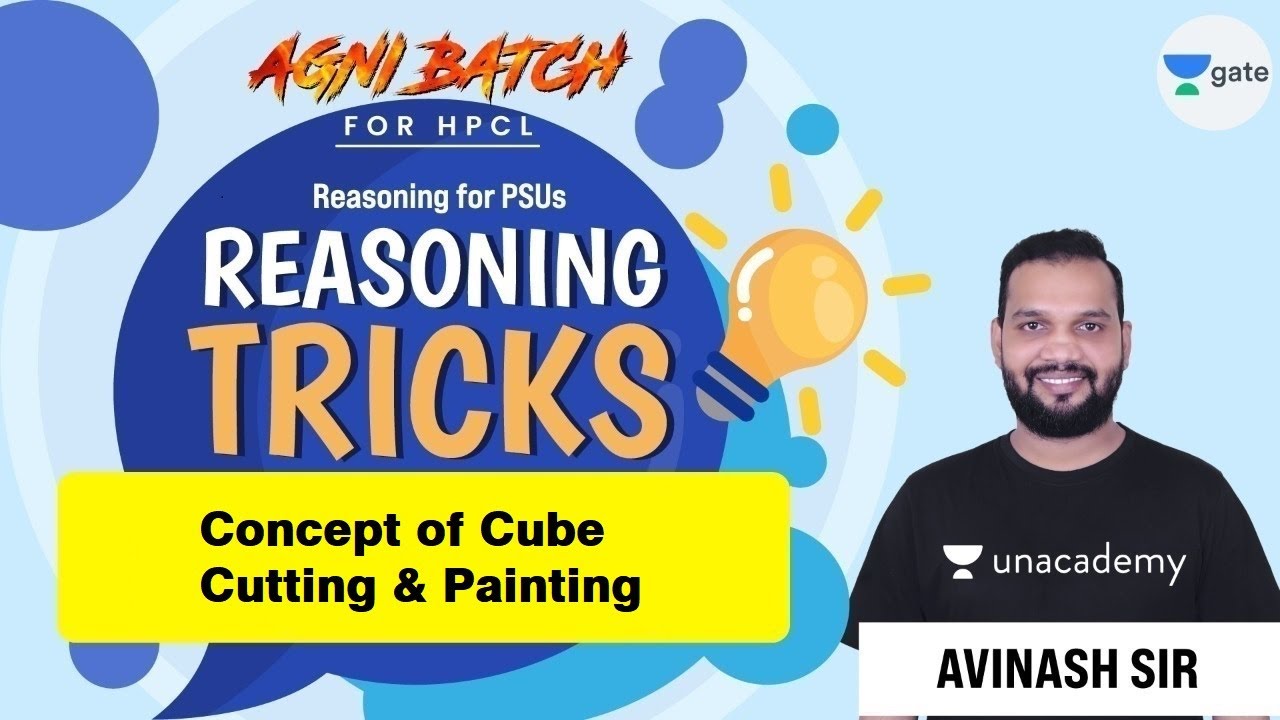 Concept of Cube Cutting & Painting | Reasoning for #PSUs & #HPCL | Agni Batch | Avinash Sir