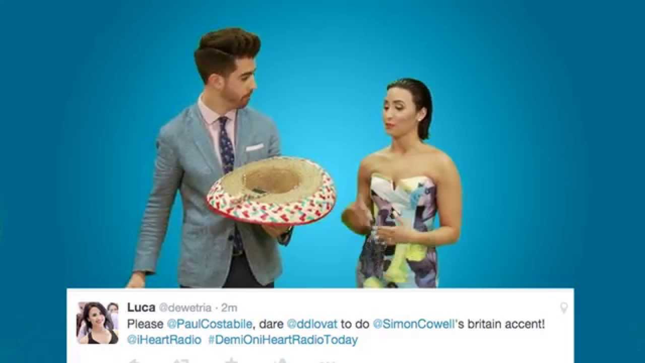 Demi Lovato Interview From a (Sombrero) Hat | Artist Challenge