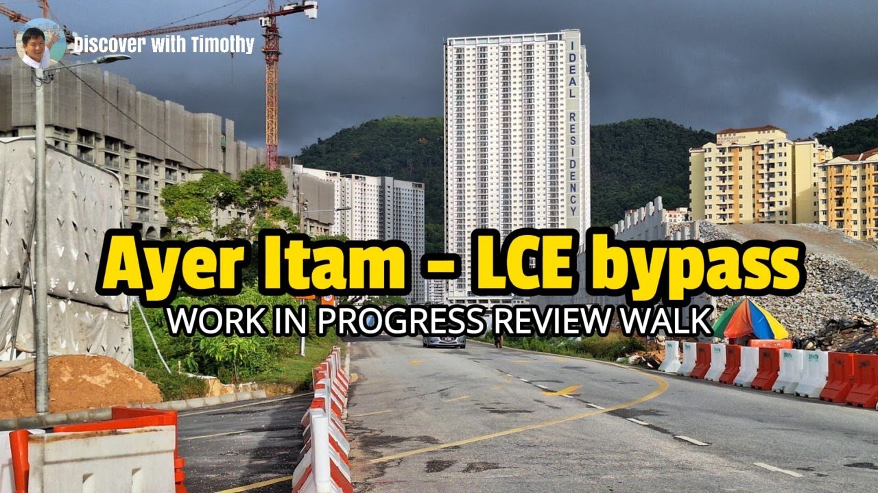Walking to review work on the Ayer Itam-Tun Dr Lim Chong Eu Expressway Bypass