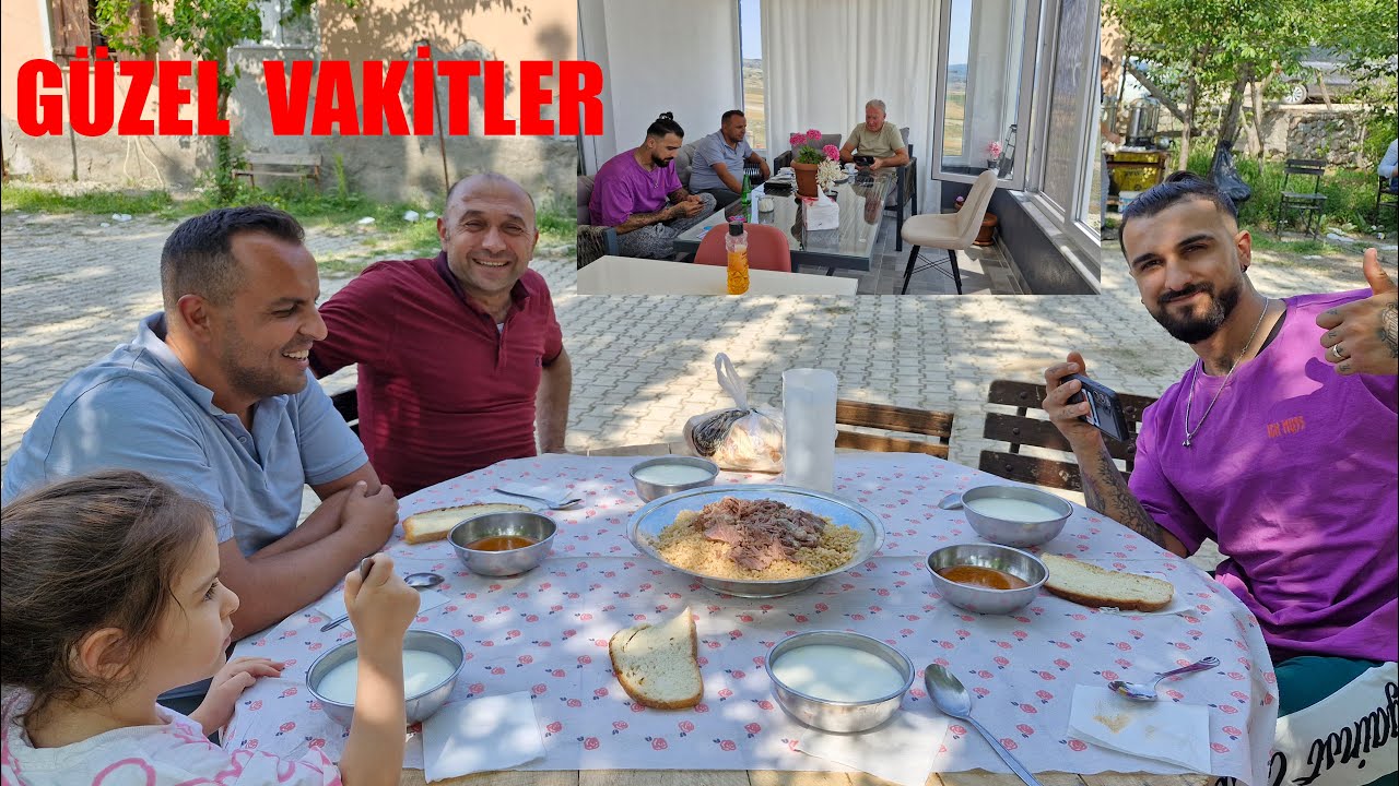BAYRAMDA GÜZEL VAKİTLER VE YAKIN KOMŞU KÖYDE DAVETE KATILDIK