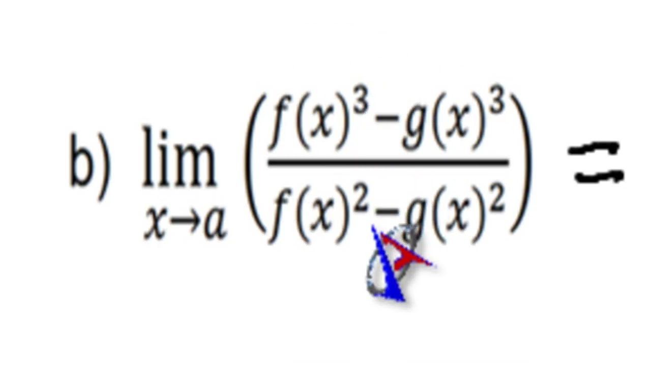 ✔️✔️LÍMITES DE FUNCIONES f(x) y g(x) [¿INTERESANTES SITUACIONES CUANDO NO SE CONOCEN LAS FUNCIONES?]