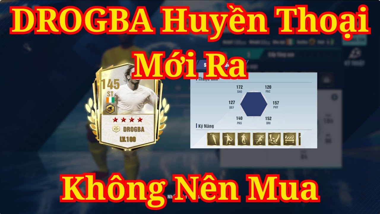 ⭐ DROGBA Huyền Thoại Mới Ra Mạnh Cỡ Nào? | Be A Pro Football ⚡