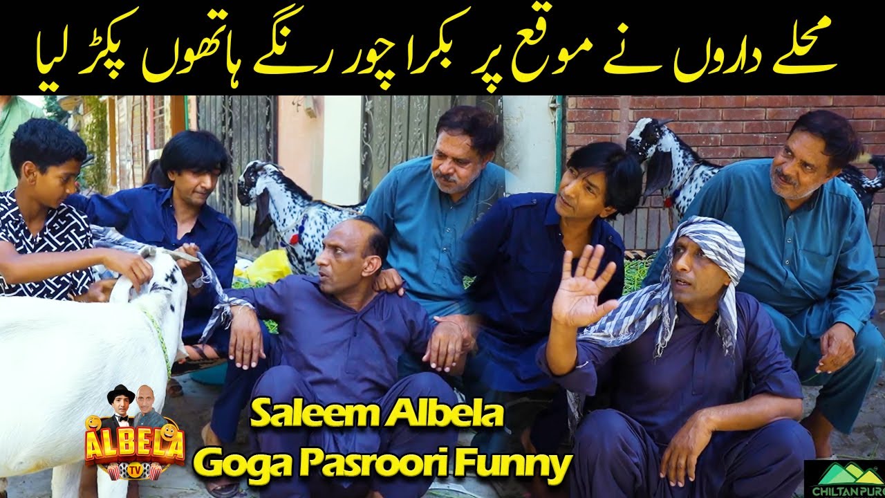 Bakra Chor Pakrra Gia | Goga Pasroori and Saleem Albela Funny Video