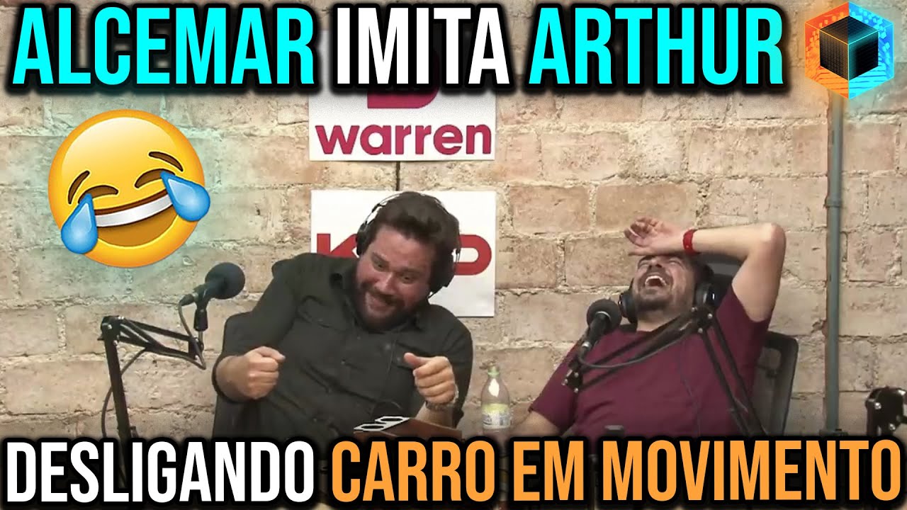 Alcemar imita Arthur desligando carro em movimento 😂 Cortes do Caixa Preta
