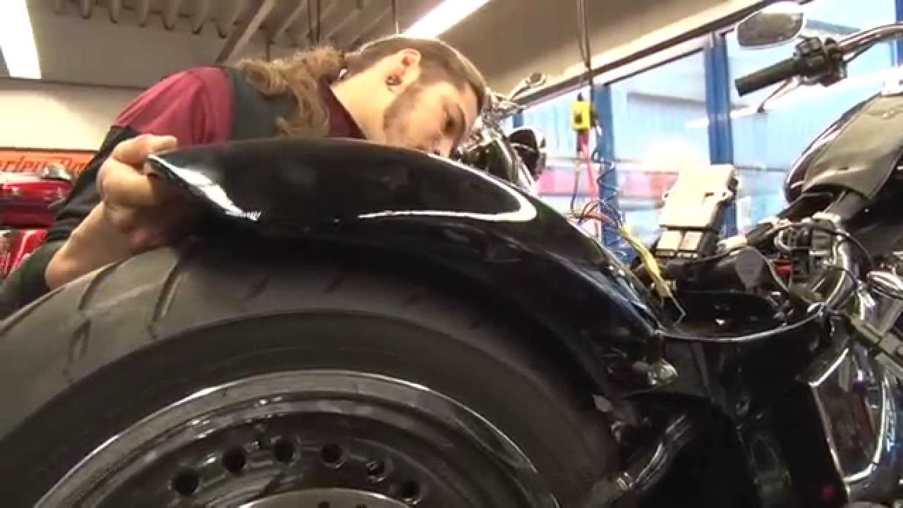 Thunderbike Steel Custom Fender Built On - Harley Davidson Softail