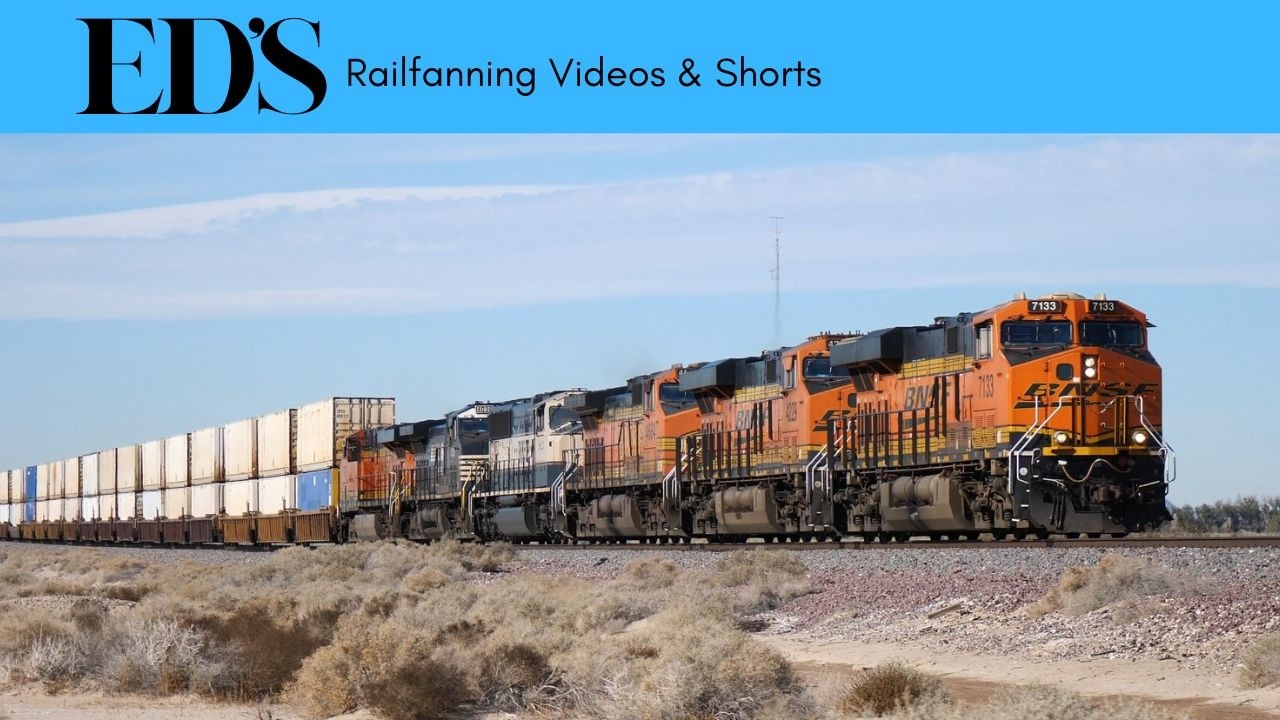 Desert Railfanning Z Trains Manifest Trains Compilation