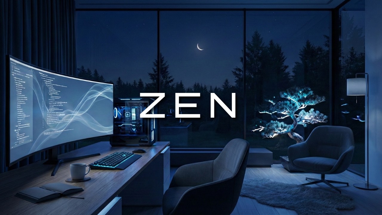 High Performance Zen Setup - Deep Focus Music for Intense Focus, Work and Study Sessions (No Stress)