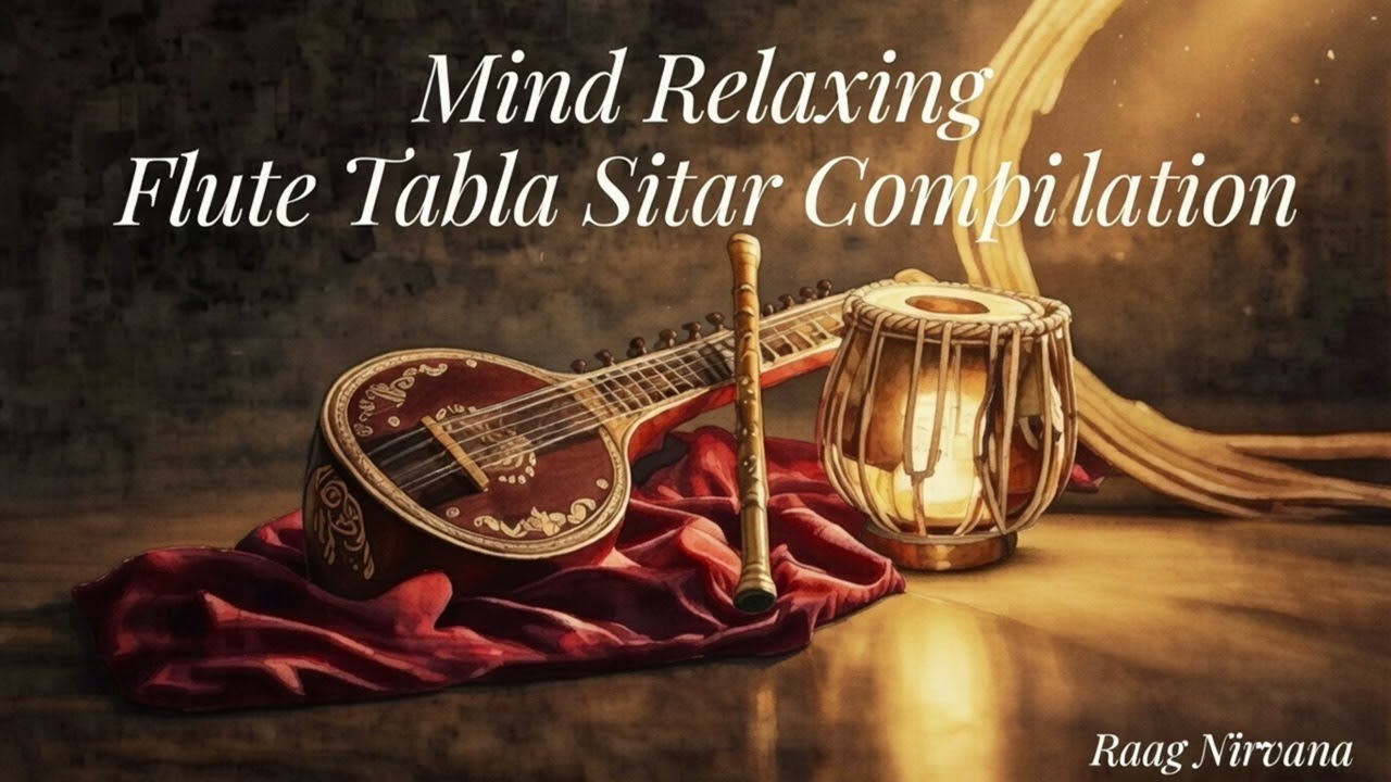 Mind Relaxing Flute Tabla Sitar Compilation | Raag Nirvana 