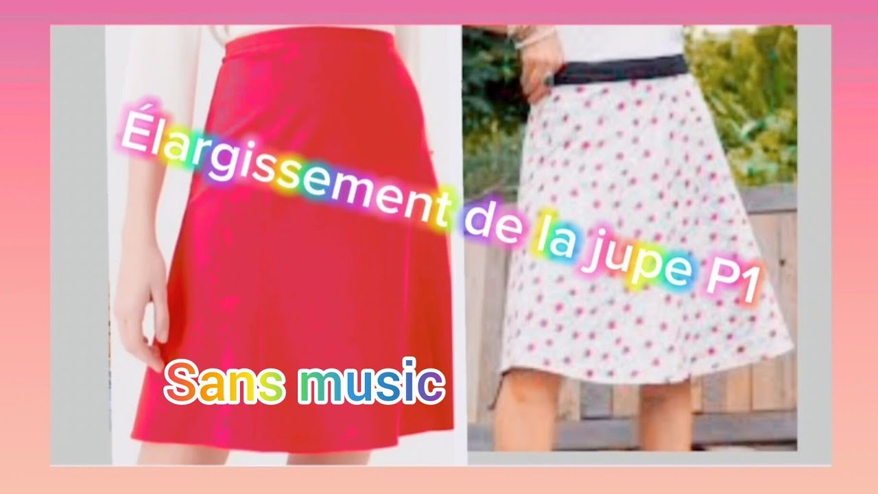comment faire une jupe évasée à partir de la jupe de base#fashion #mode #trending #explore #viral