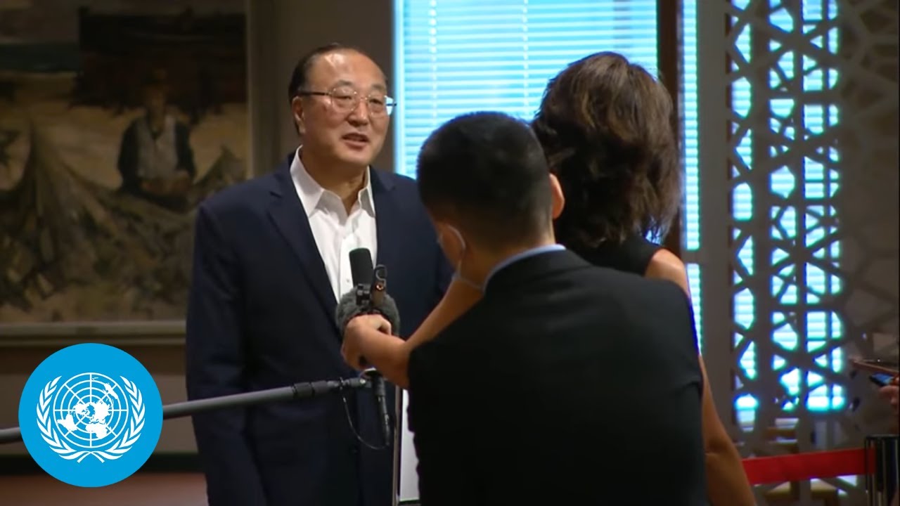 China on Ukraine & other topics - Security Council Media Stakeout (22 August 2022)