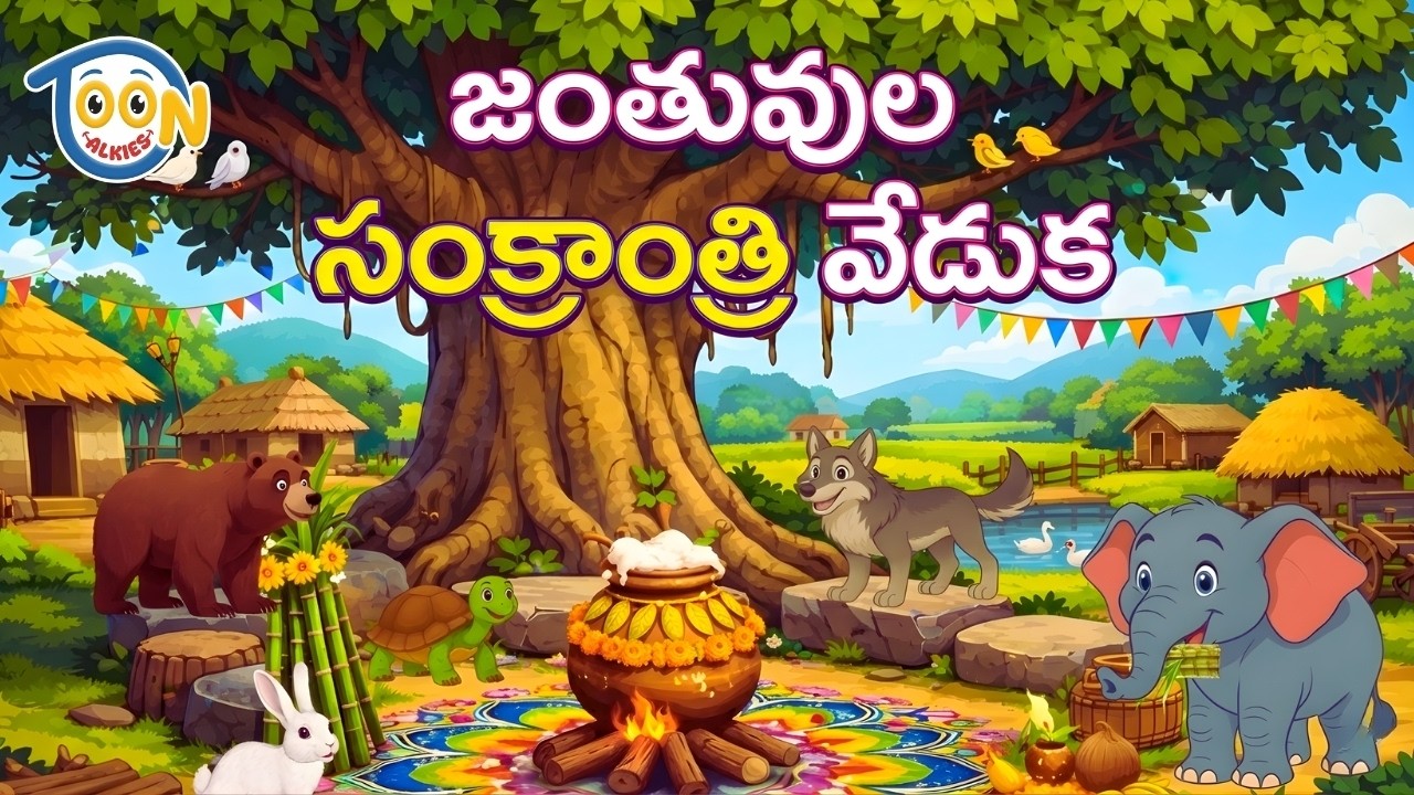 Janthuvula Sankranthi Veduka | Telugu Moral Stories | Toon Talkies | Telugu Stories