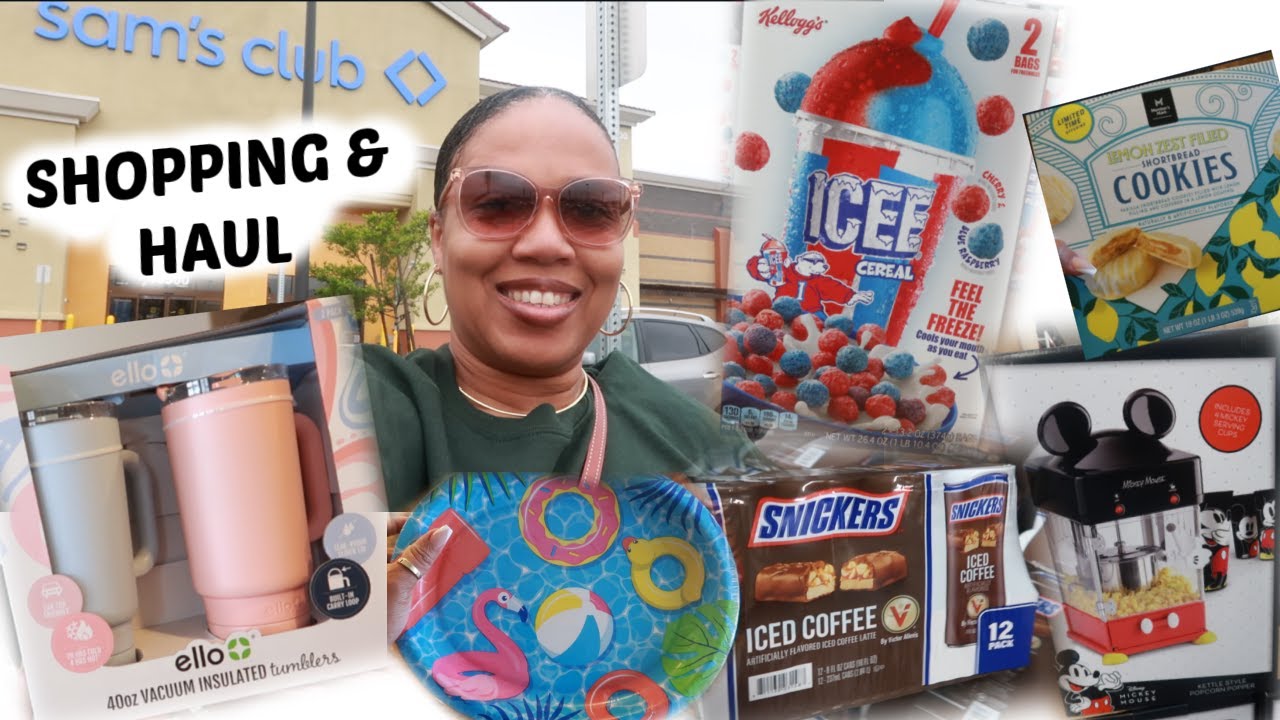 SAMS CLUB SHOPPING & HAUL!!!!! NEW FINDS