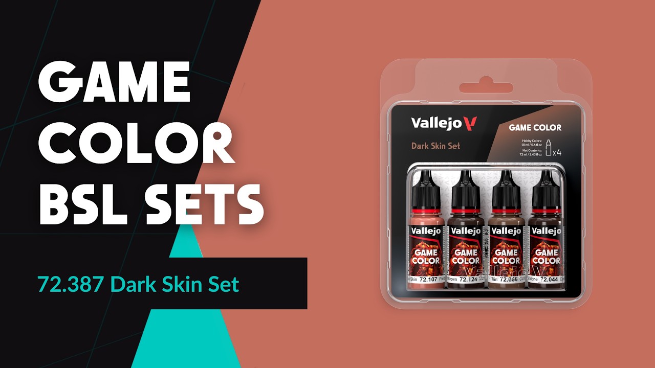 Арт. 72.387 НАБОР ТЕМНОЙ КОЖИ - Игровой цвет