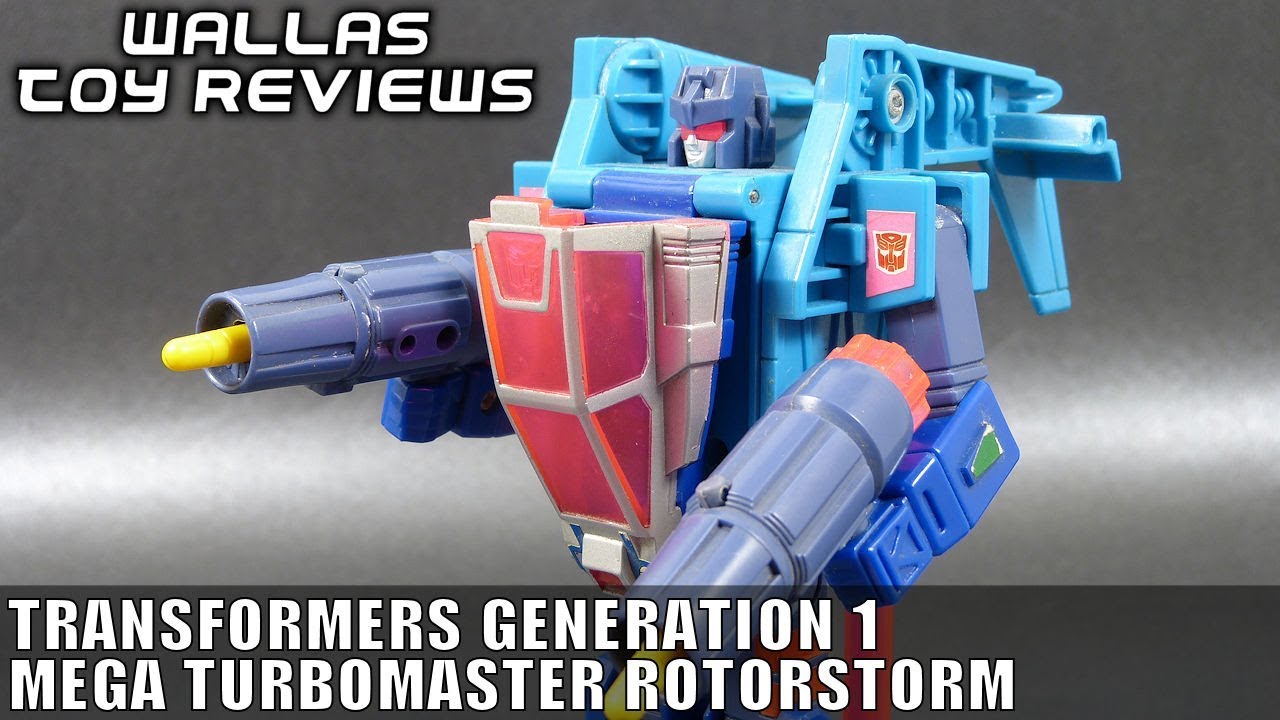 Transformers toy review - Generation 1 MEGA TURBOMASTER ROTORSTORM