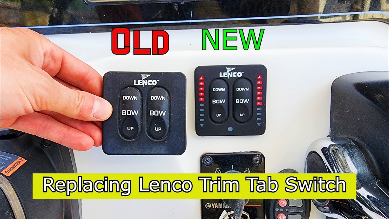 Upgrading Lenco Trim Tab Switch: Adding Trim Tab Indicators for Precision Control!