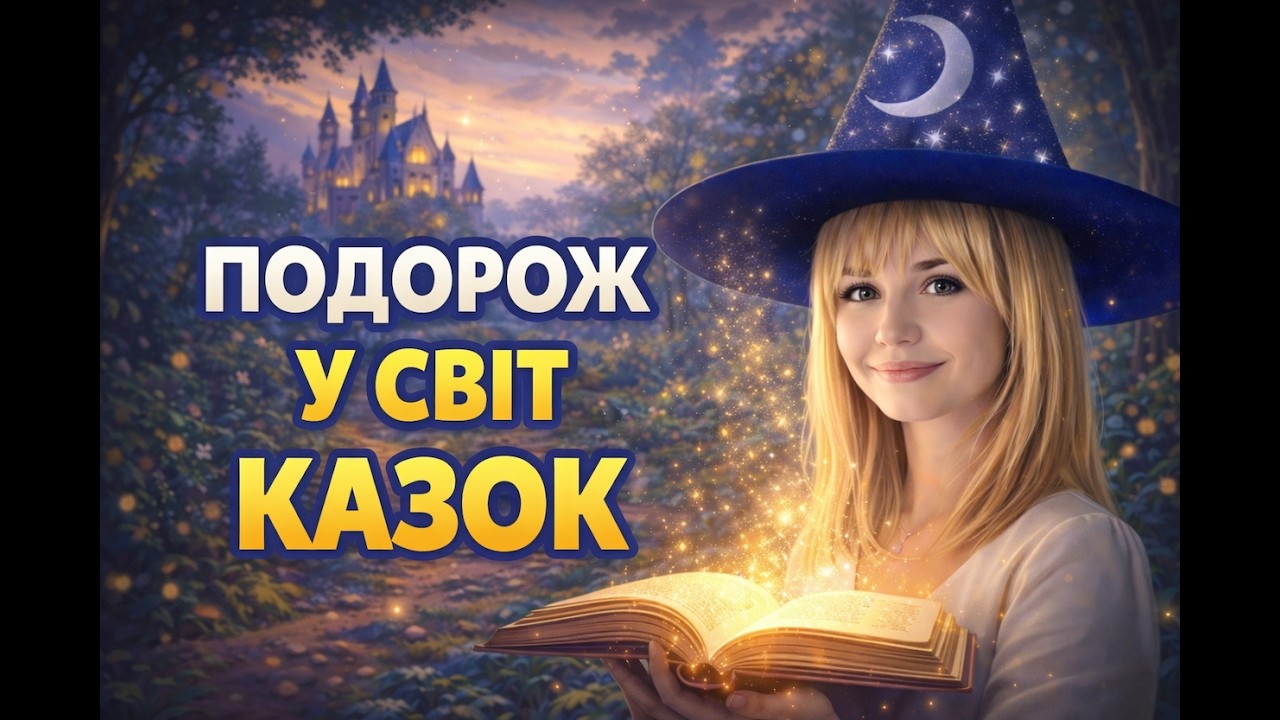 Українська казка на ніч 🌙 | ПОДОРОЖ У СВІТ КАЗОК