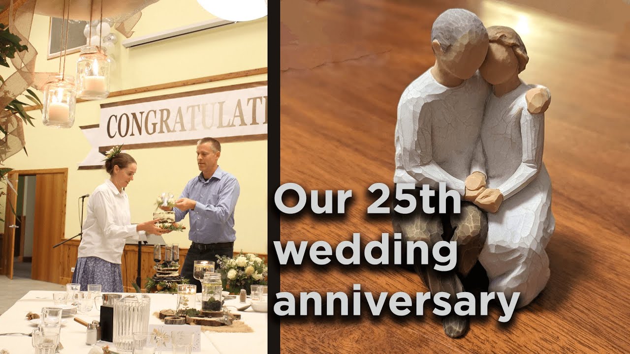 Bruderhof celebrations for our 25th wedding anniversary - and wedding (grainy video alert!)