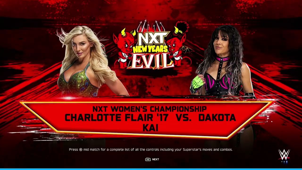 CHARLOTTE FLAIR '17 defeats DAKOTA KAI