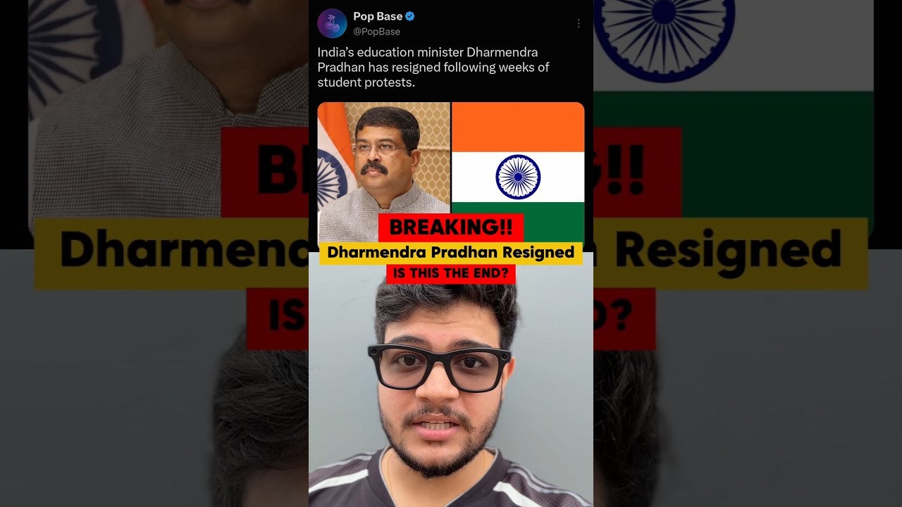 Dharmendra Pradhan RESIGNED 🔥 END of CJP Students Protest?! 👀 #shorts