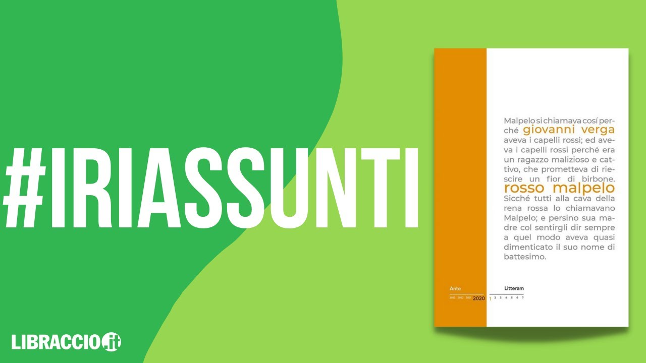 RIASSUNTO ROSSO MALPELO | Libraccio.it