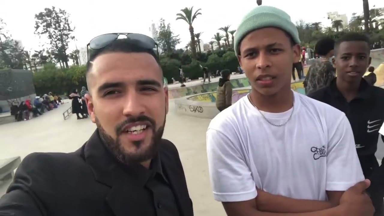 Sappa official vlog in casablanca skate park  فلوك بمدينة الدار البيضاء اجواء رائعة