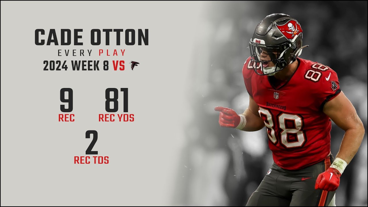 Cade Otton Week 8 Replay: Every Target and Catch vs Atlanta Falcons